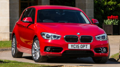 Red BMW 1 Series Exterior Front Static