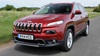 Red Jeep Cherokee Exterior Front Driving