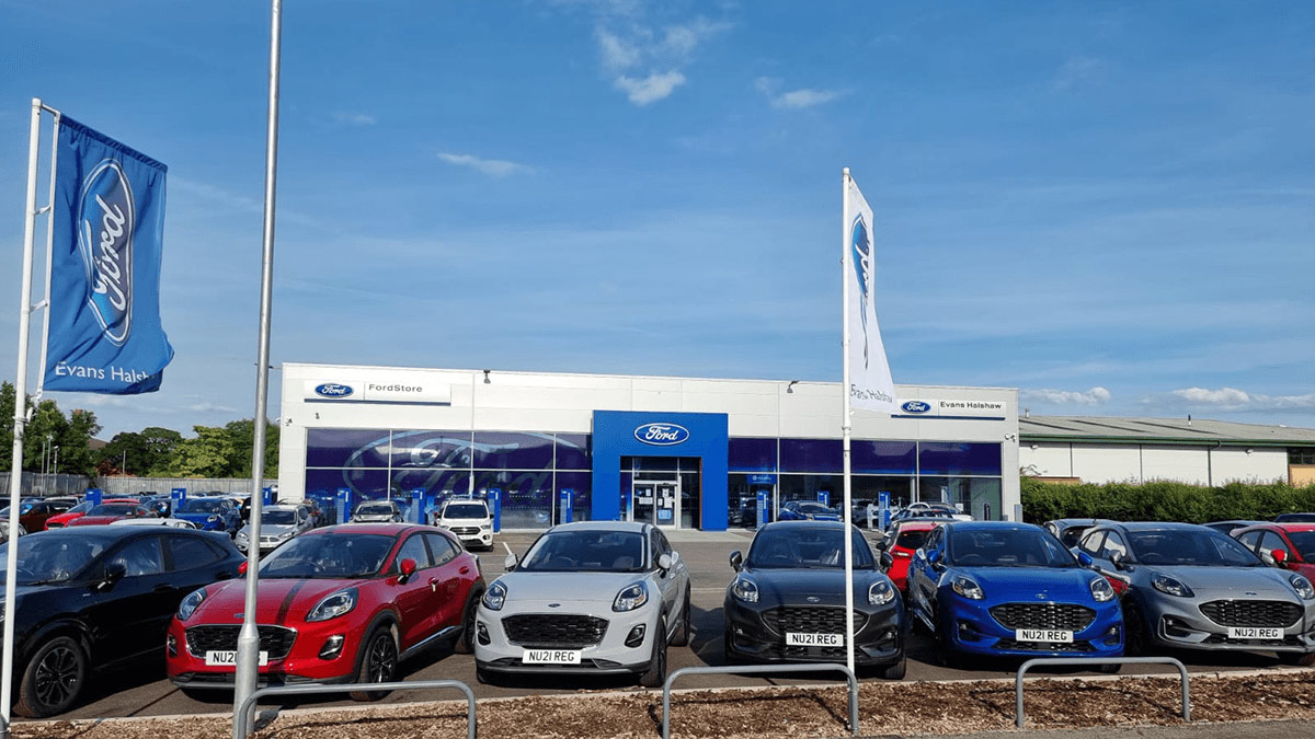 Evans Halshaw Ford Chester Showroom